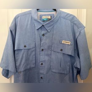- MAGELLAN MENS SHIRT, FISH GEAR, Blue, size XL